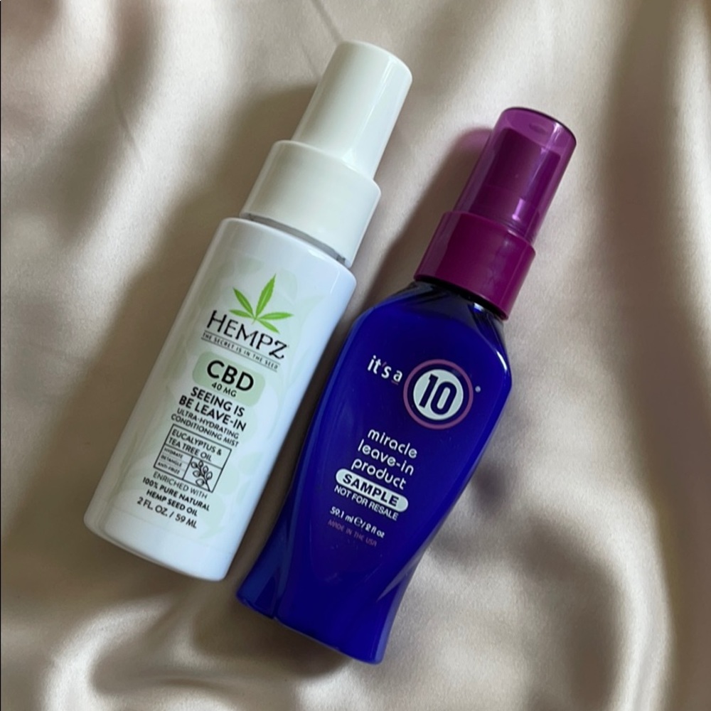 Hempz & It’s a 10 leave in treatments